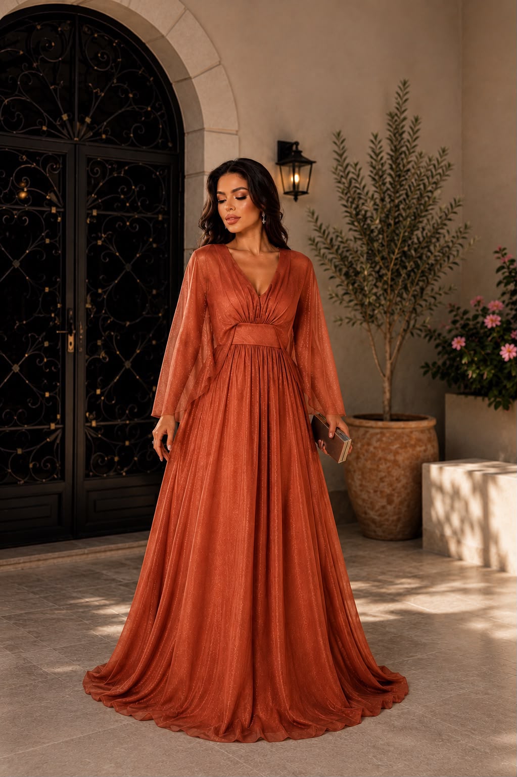 Vestido Celestial Terracota
