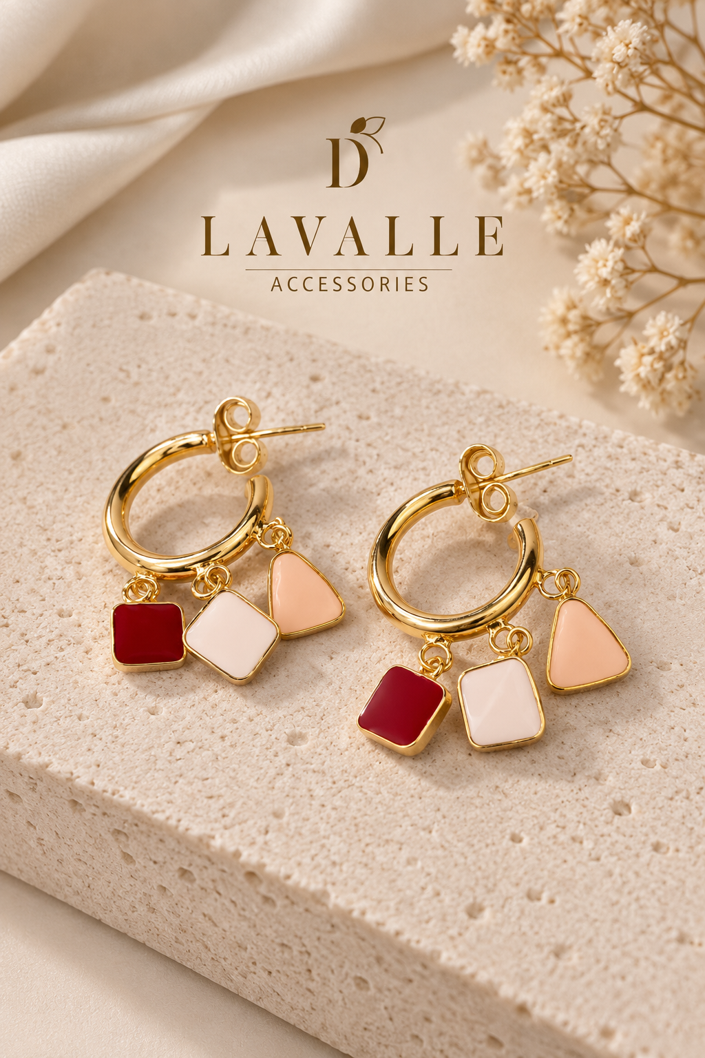 Aretes argollas en bronce