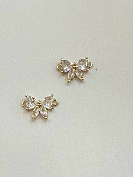 DIJE CONECTOR MARIPOSA CON CIRCONES