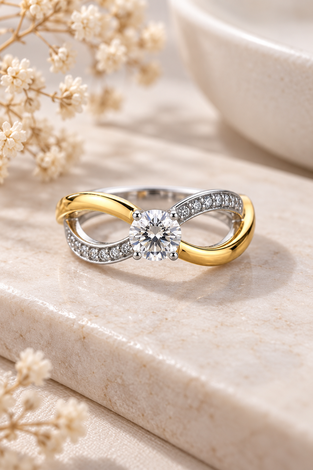 Anillo oro plata MJ190