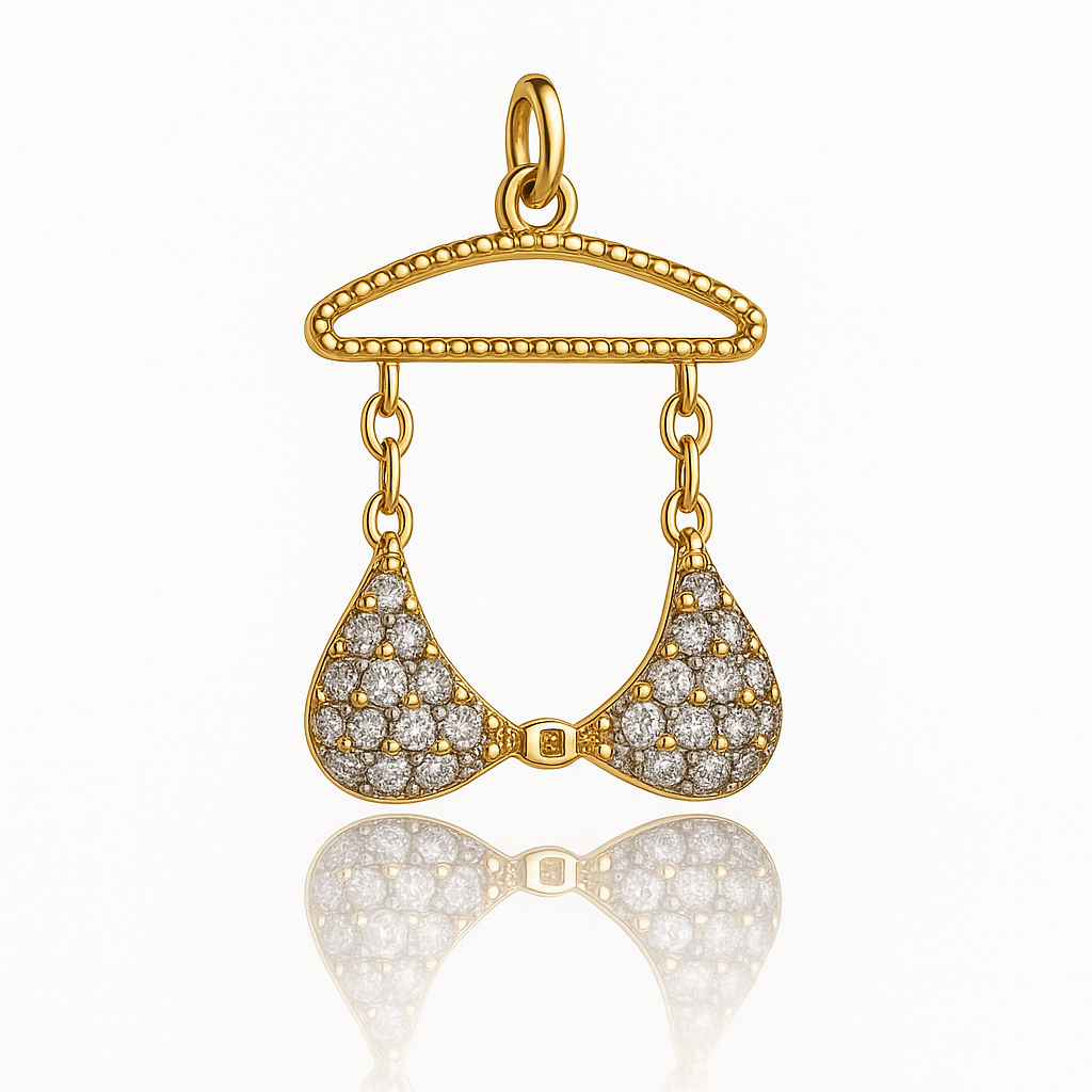 DIJE BRASIER COLGANDO CON CIRCONES