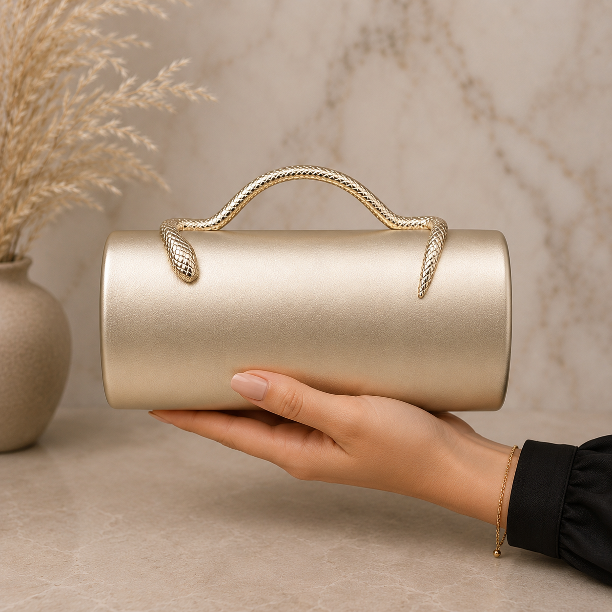 Clutch Serpentine Luxe