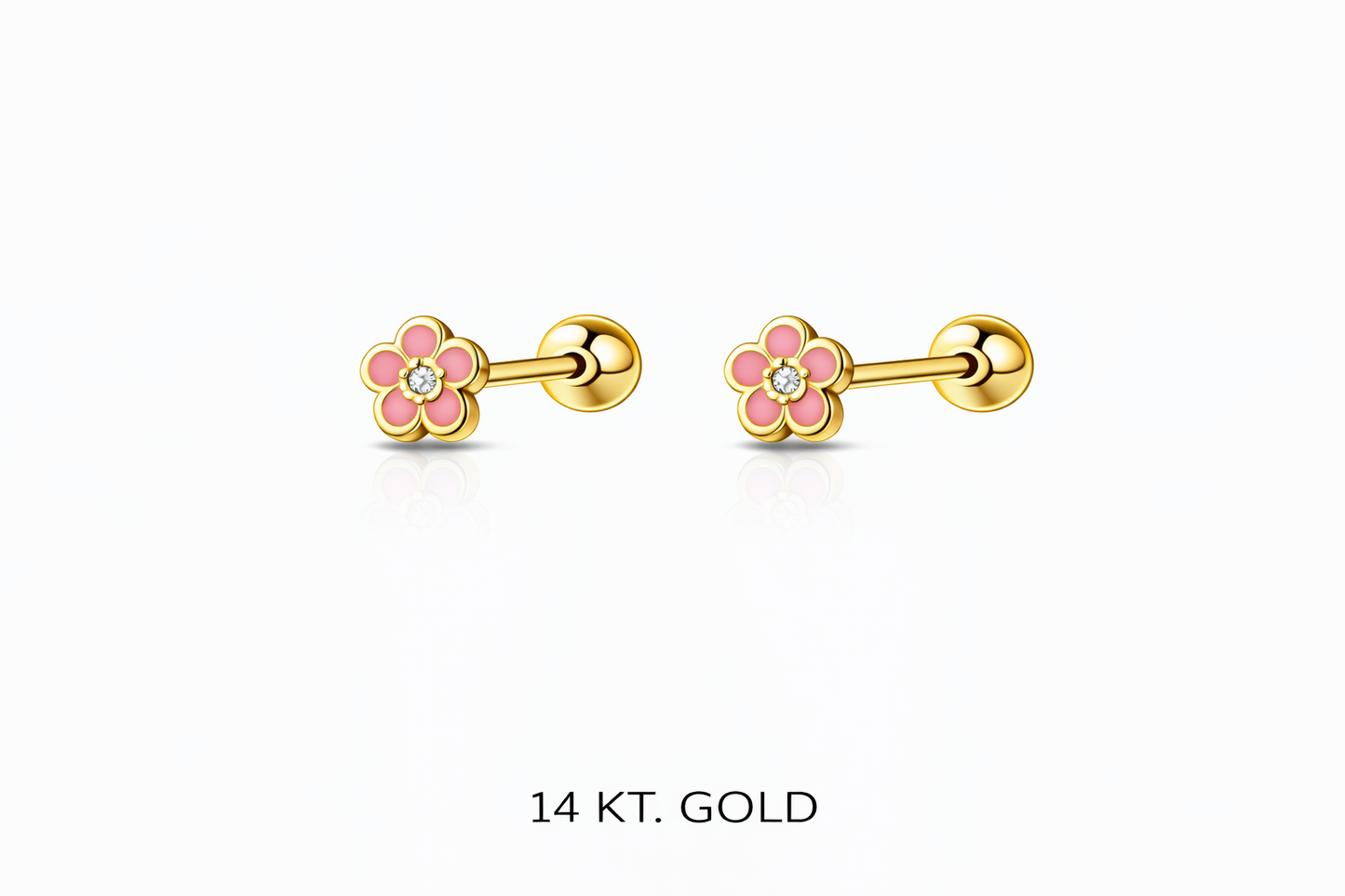 Topitos Oro 14K diseños variados - Piercing