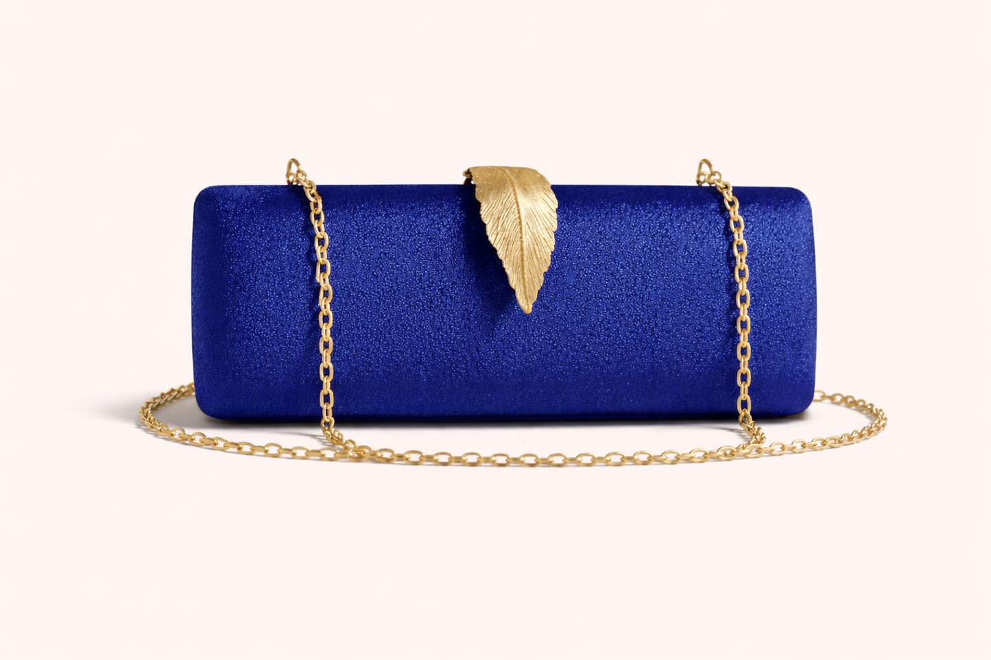 CLUTCH GOLDEN LEAF COLLECTION BLUE