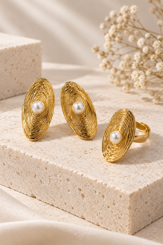 Aretes Perla Imperial