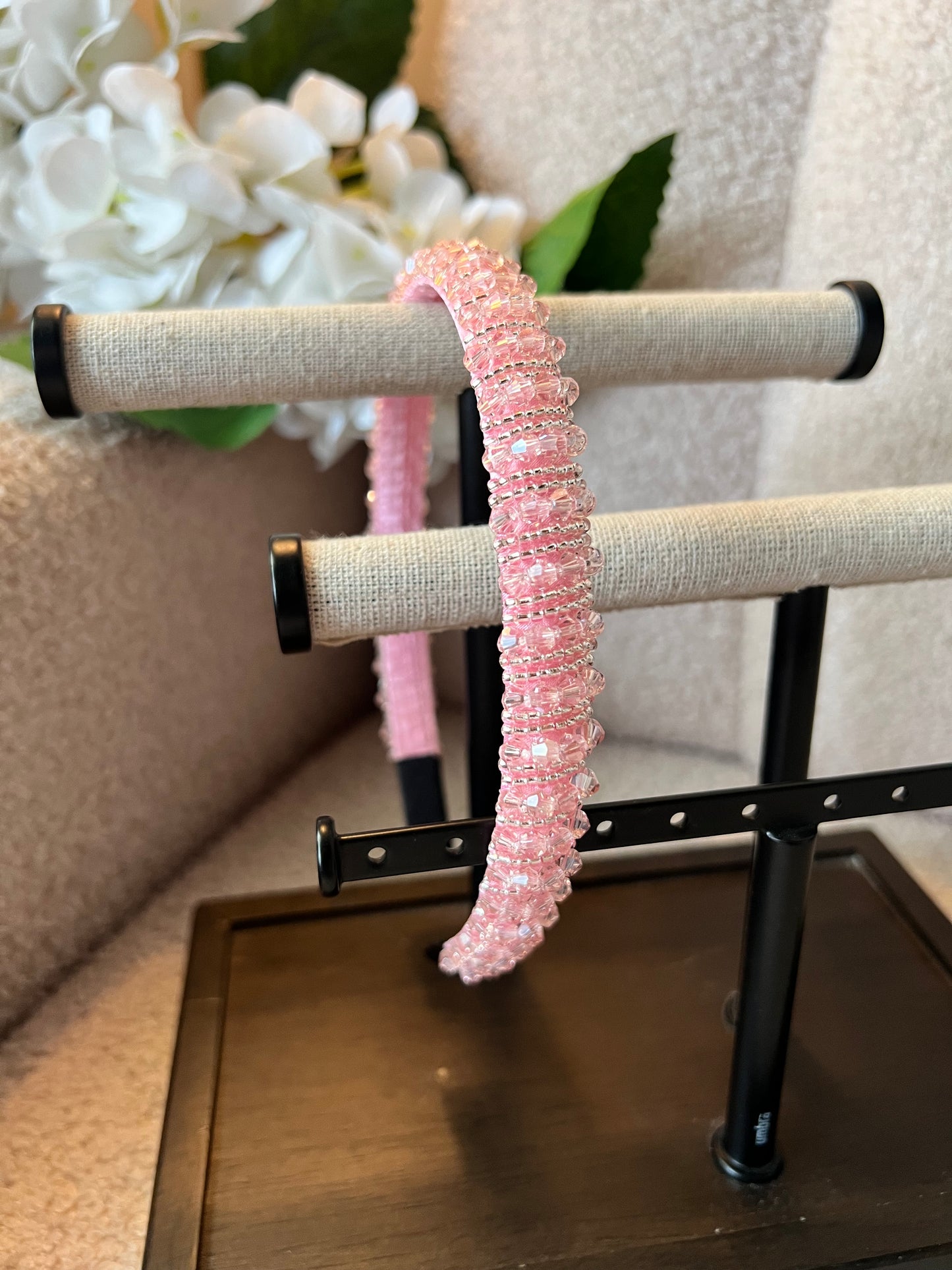 Diadema delgada rosa claro 01514