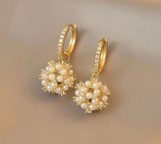 Aretes Bola de fuego AR-008