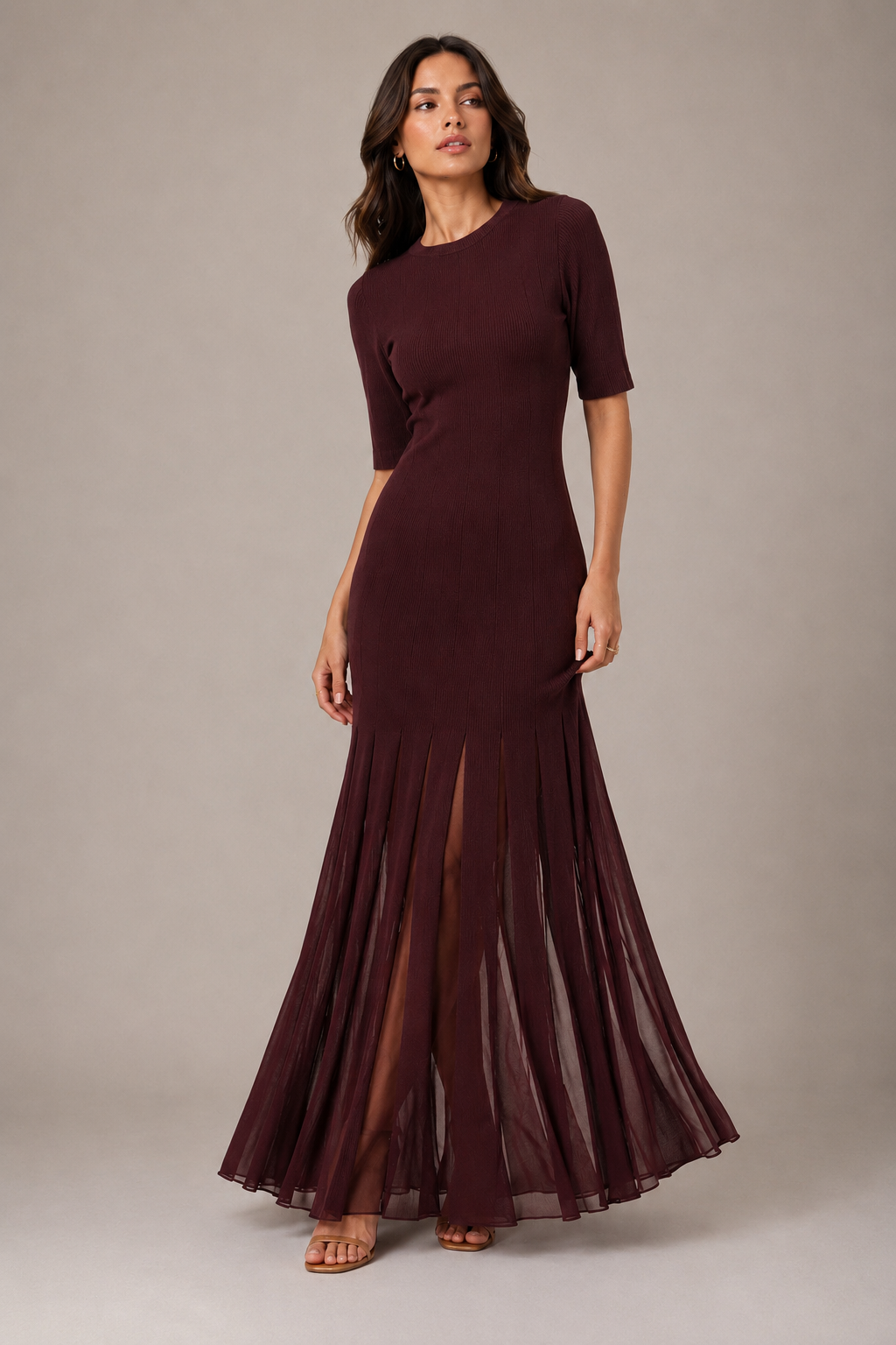 NOIR DRESS - BROWN