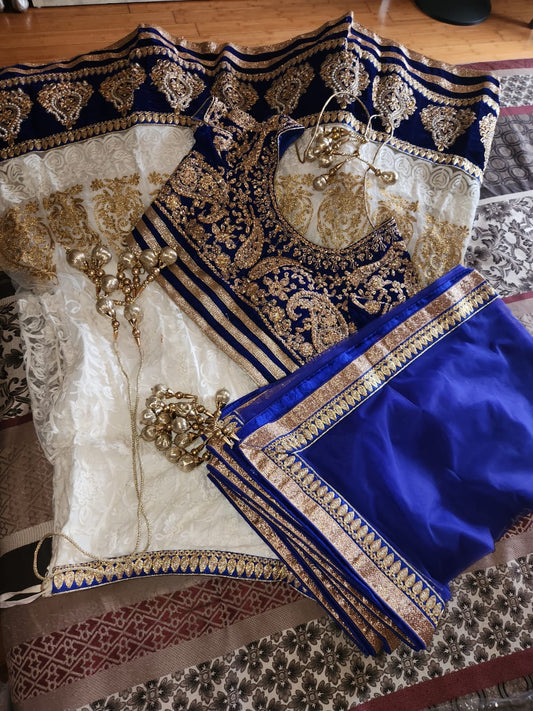 Alquiler Choli blanco con Azul