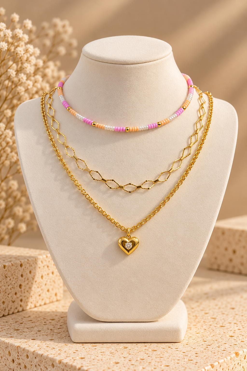 COLLAR BAÑO DE ORO MJ30