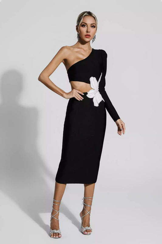 Vestido flor blanca