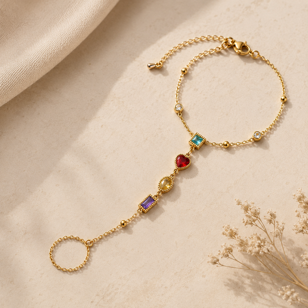 PULSERA BOHEMIA GEMAS