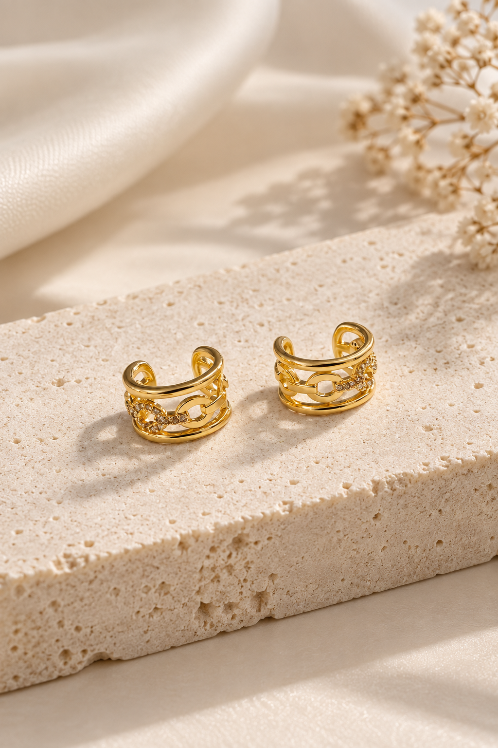 EARCUFF SUERO INOXIDABLE MJ90