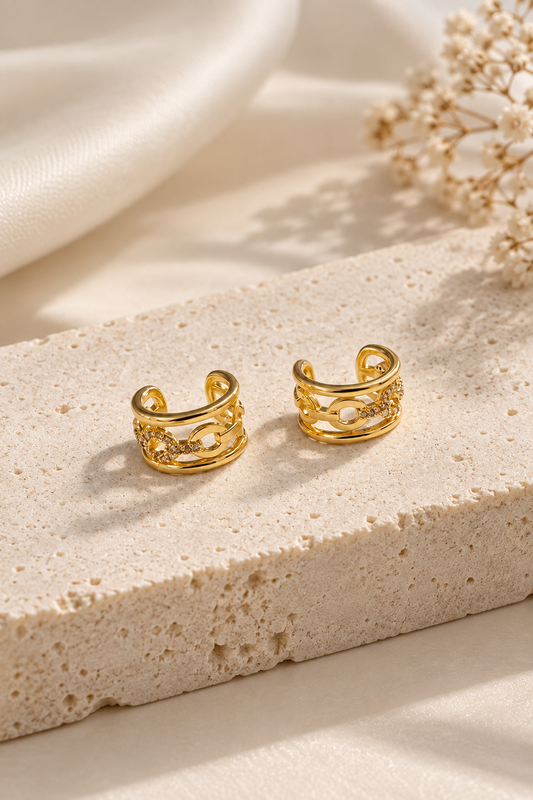 EARCUFF SUERO INOXIDABLE MJ90