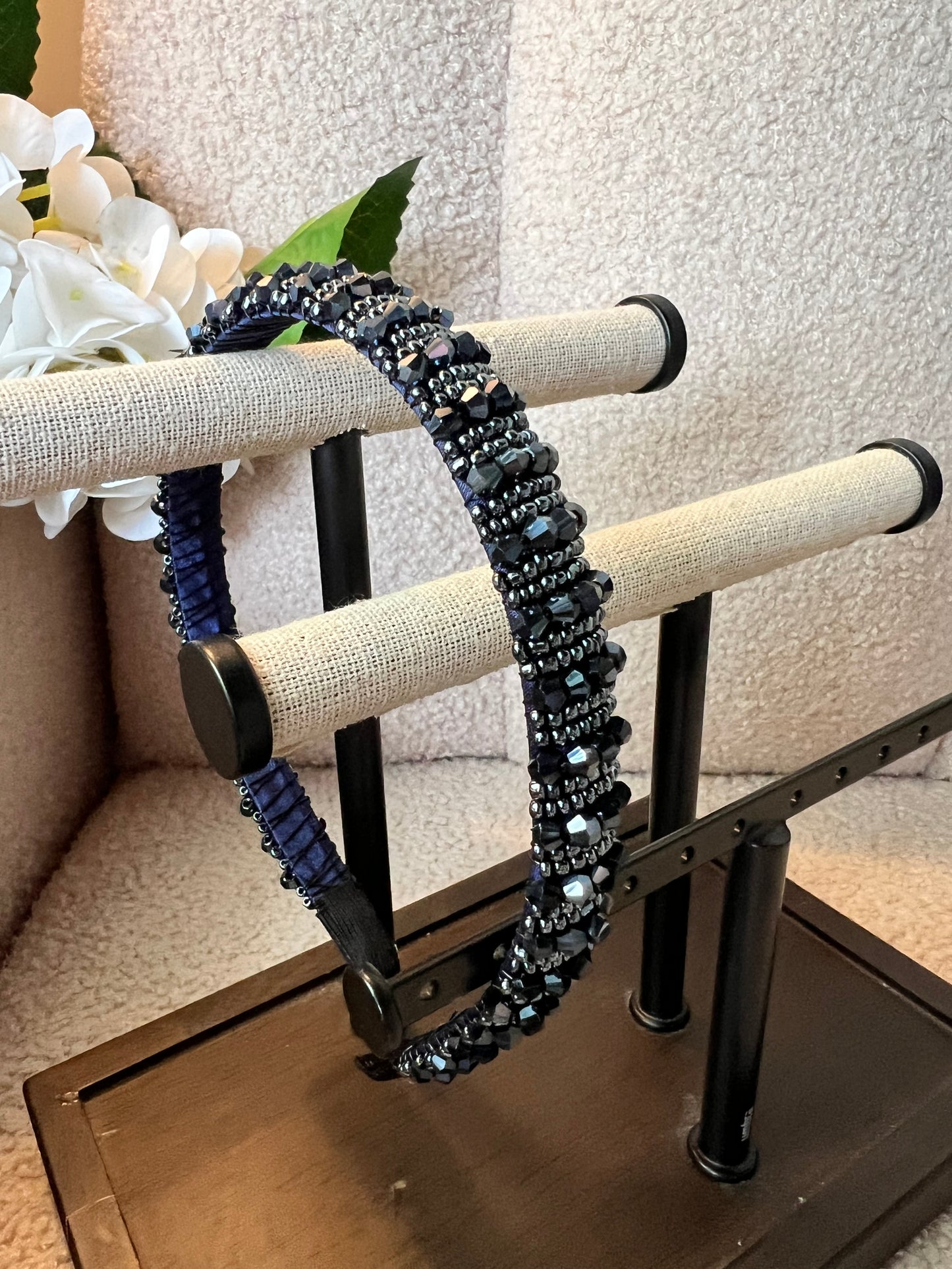 Diadema Delgada Azul Navy 01513