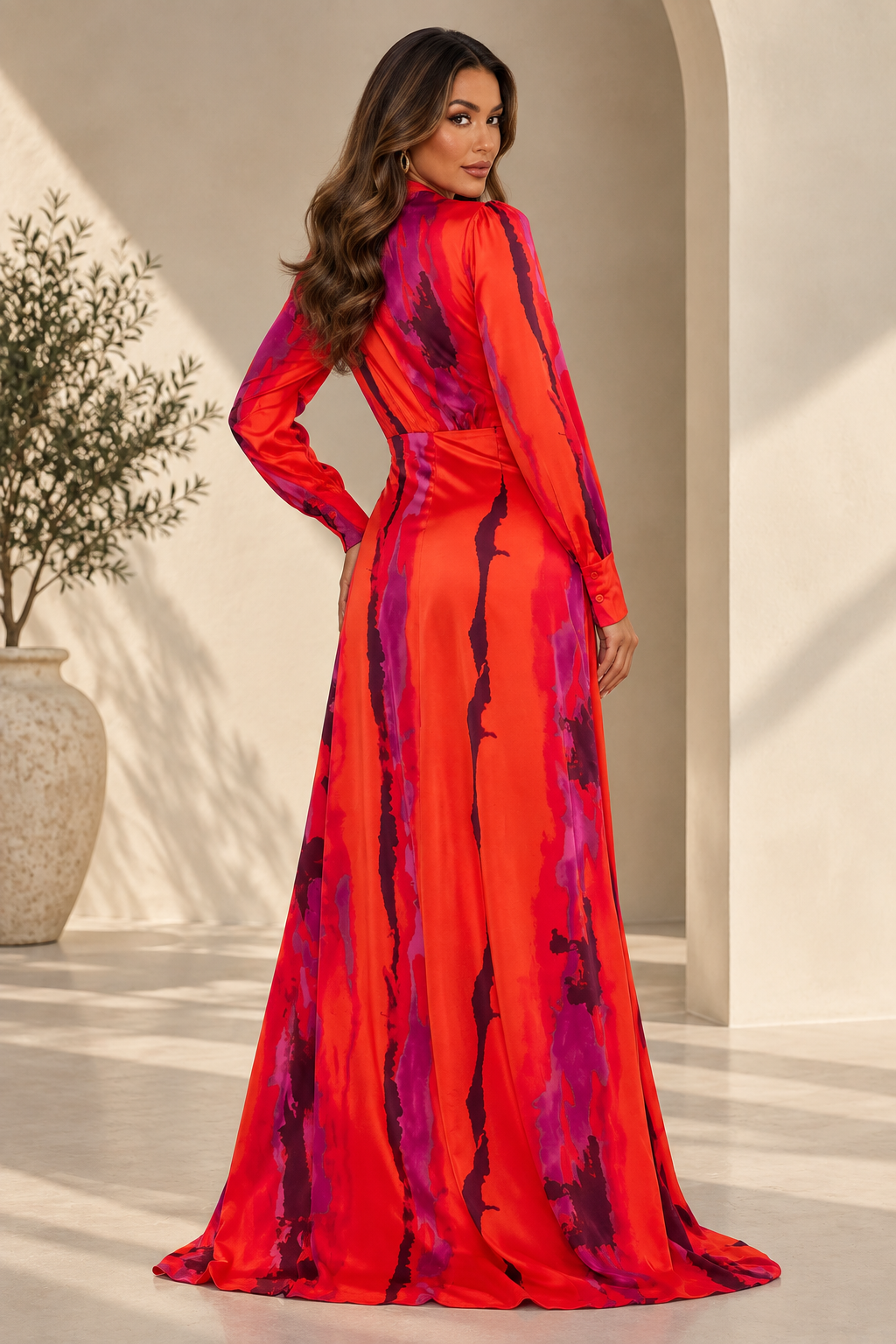 Gabriella Long Sleeve Maxi Dress