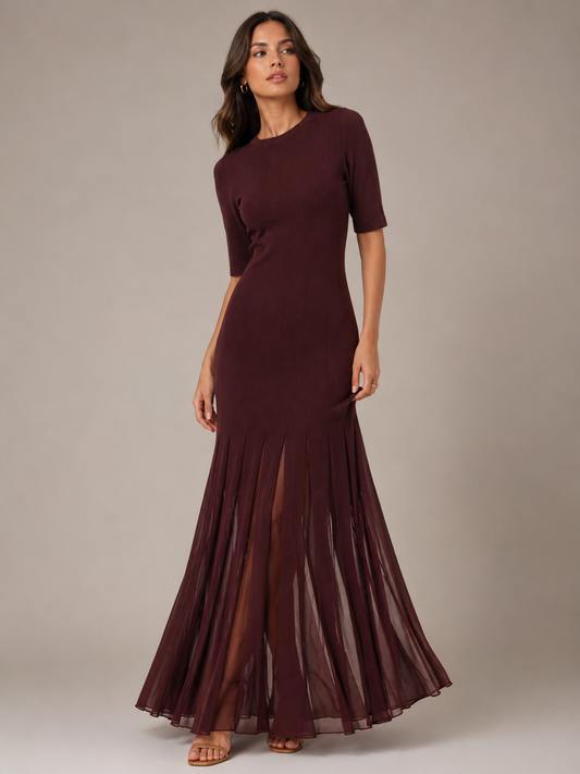 NOIR DRESS - BROWN