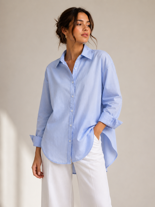 BLUSA AZURE - CELESTE