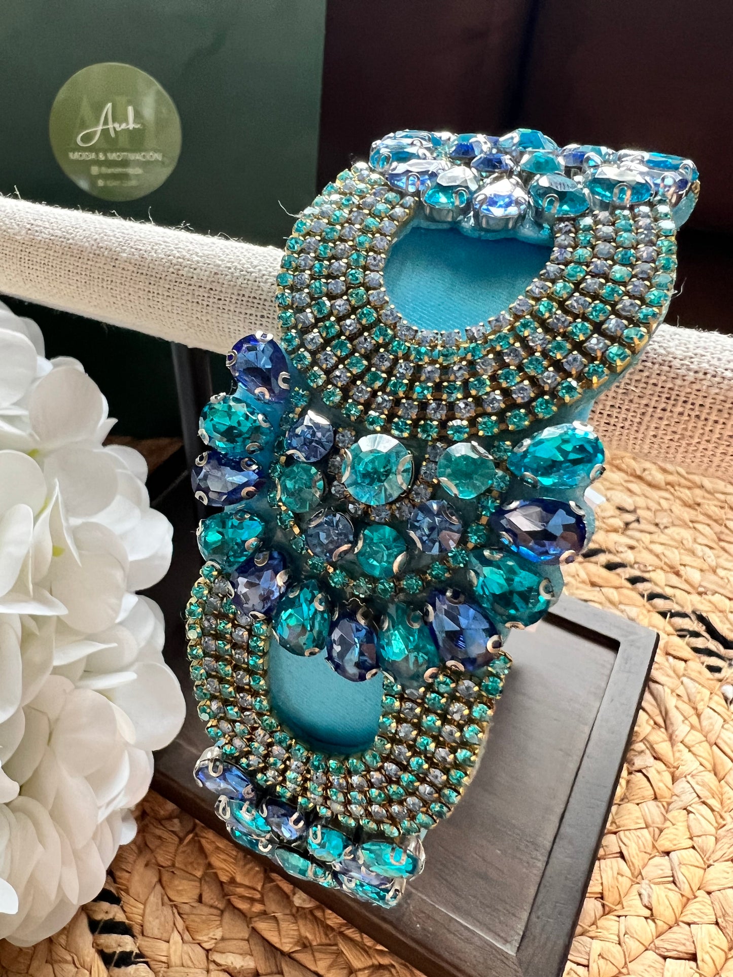 Diadema elegante sky blue 03817