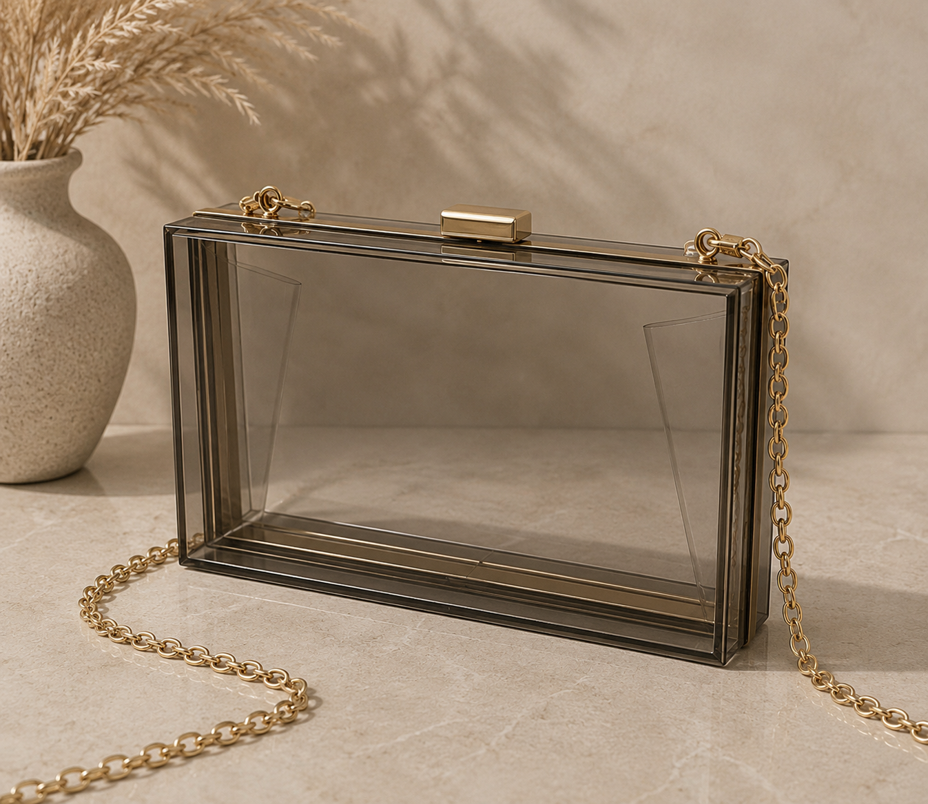 Clutch Noir Crystal