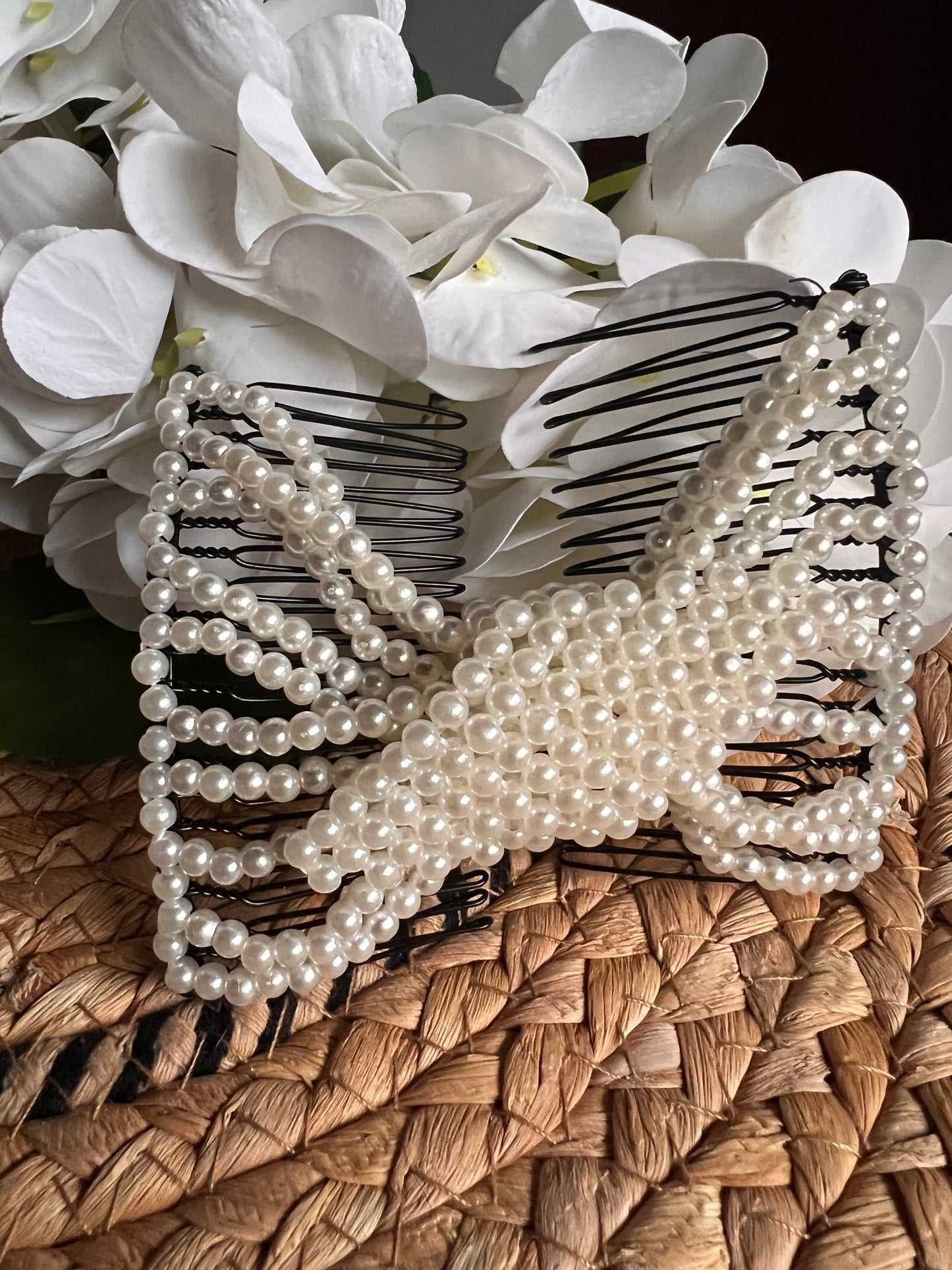 Horquilla con decoración de Perlas 01115