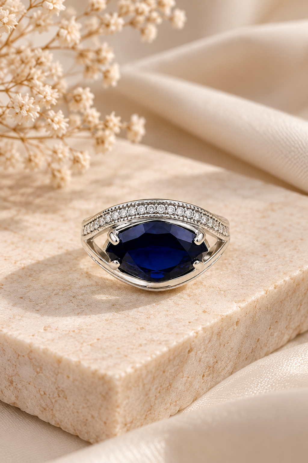 Anillo oro plata