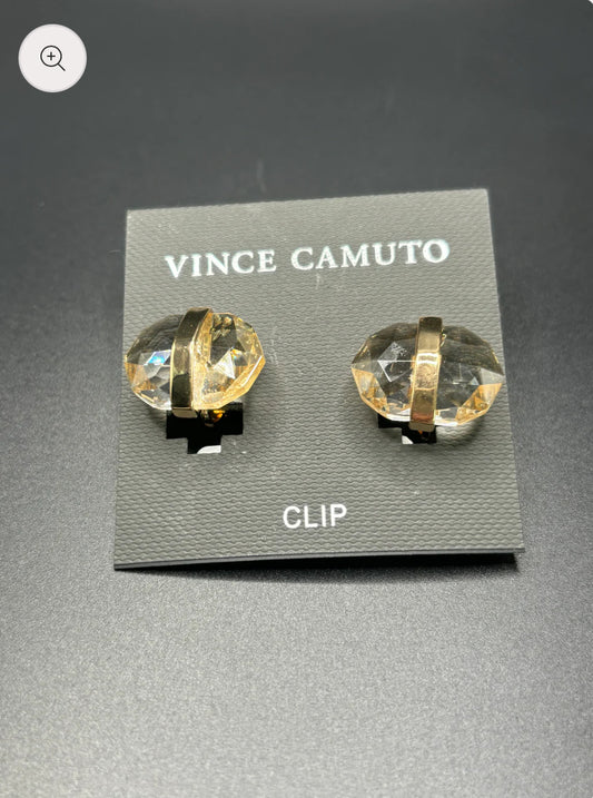Aretes Vince Camuto - Clear gold