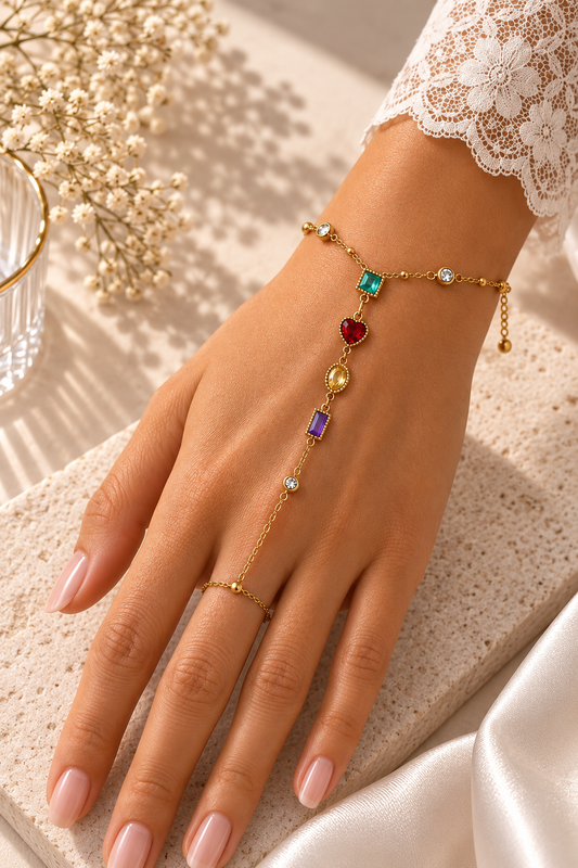 PULSERA BOHEMIA GEMAS