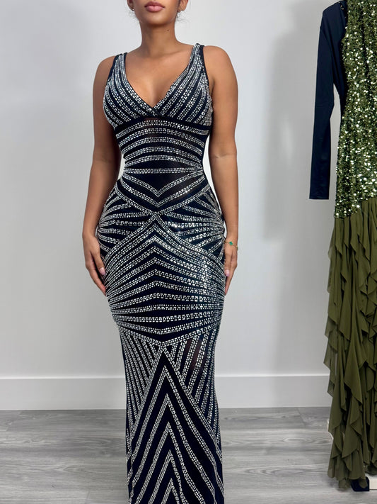 Maxi brillante negro