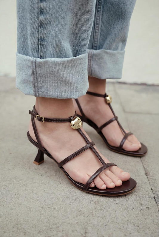 Tacones Marron Noa
