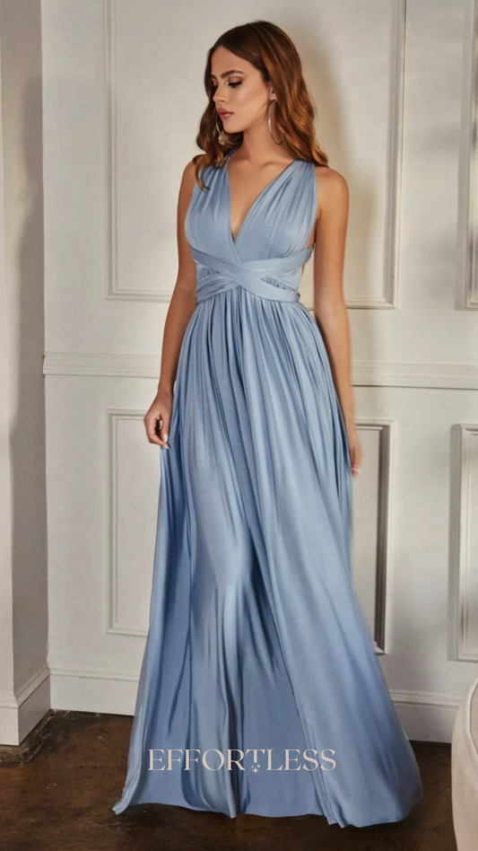 Vestido Dusty Blue