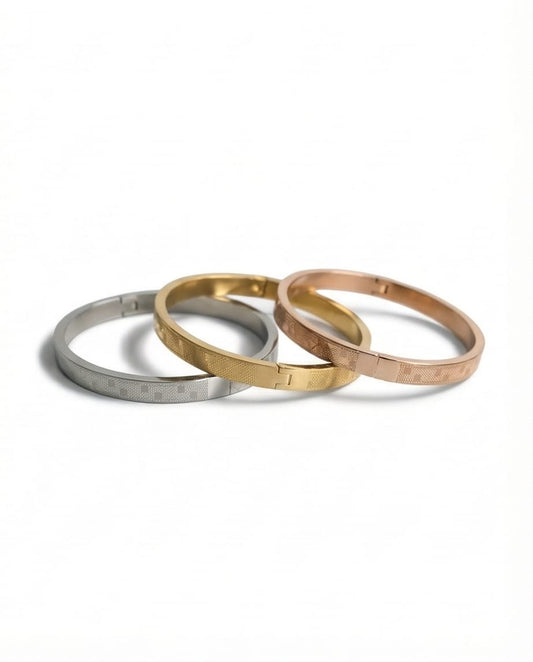 Triple pulseras acero inoxidable MJ202