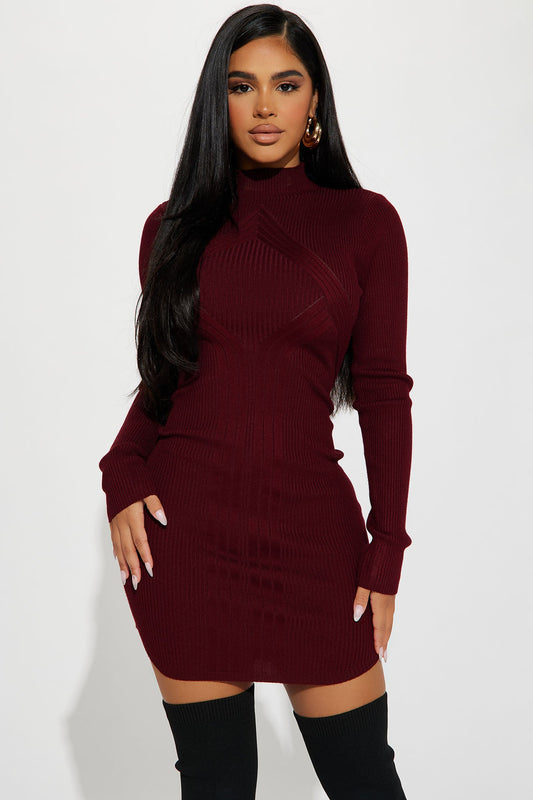 Mini dress sweater