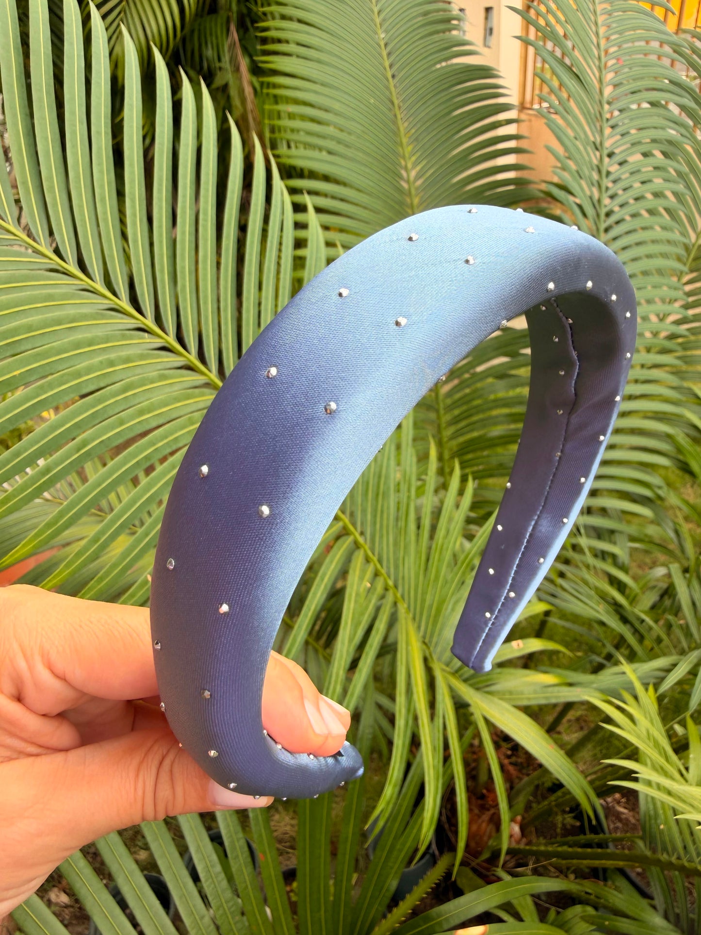 Diadema Celeste con brilli