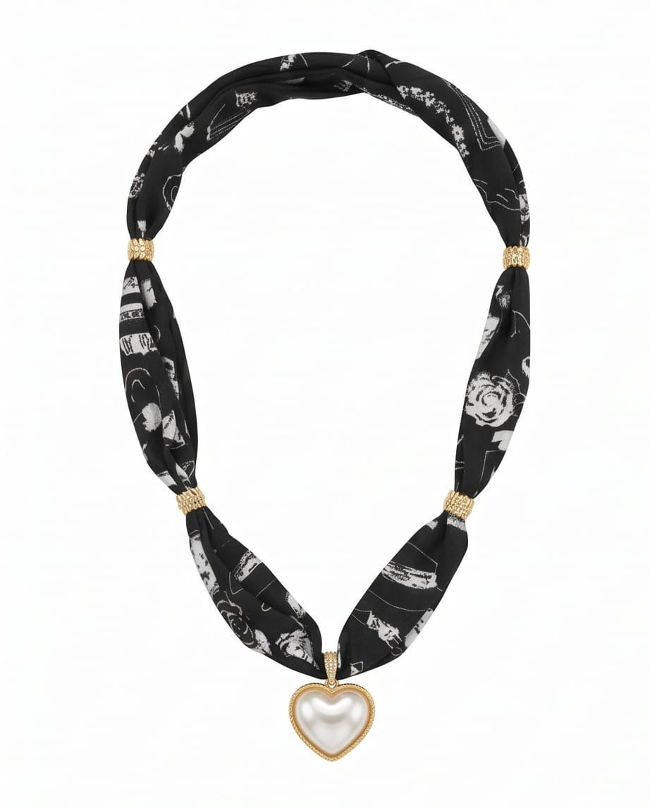Collar Bufanda Corazón