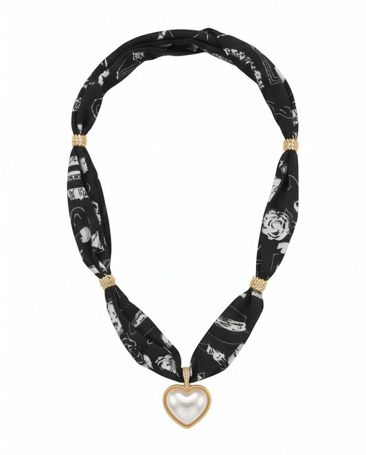 Collar Bufanda Corazón