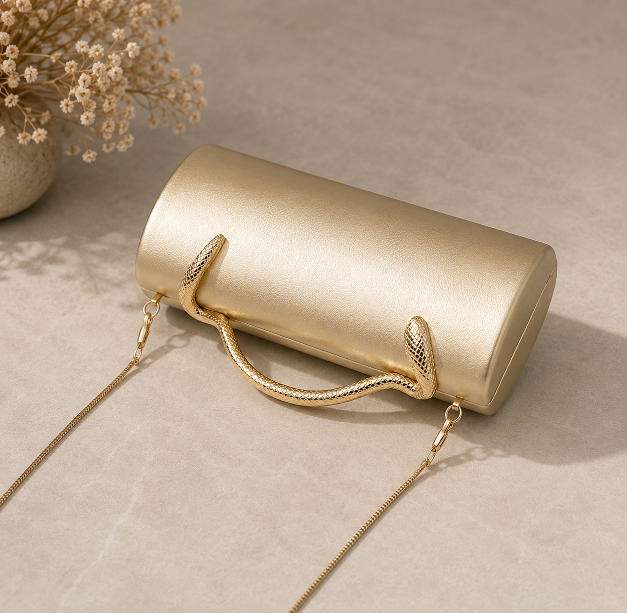 Clutch Serpentine Luxe