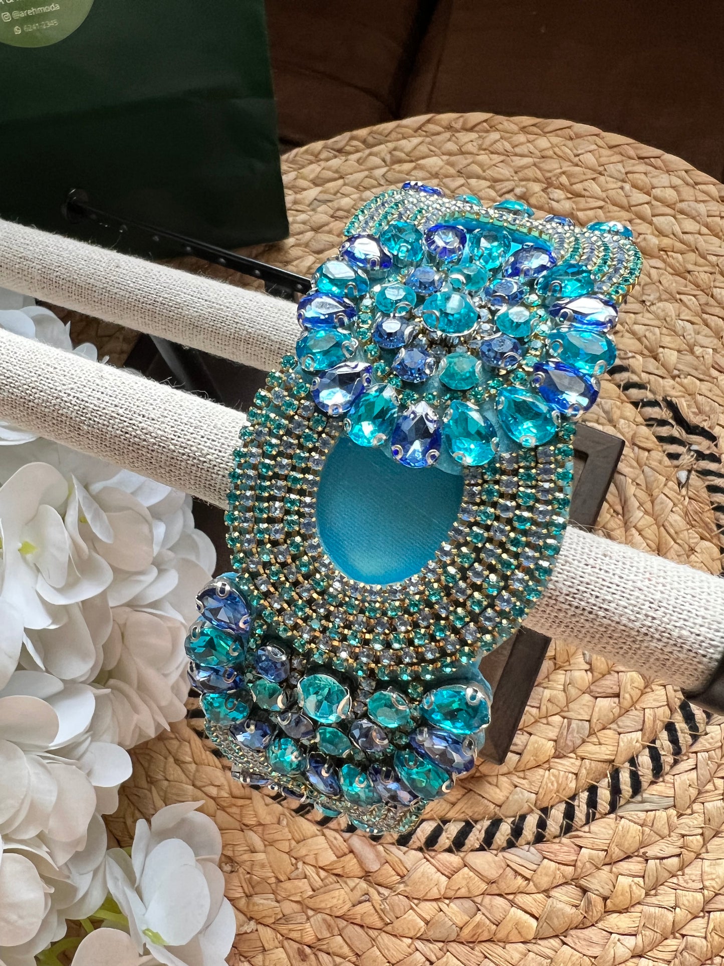 Diadema elegante sky blue 03817