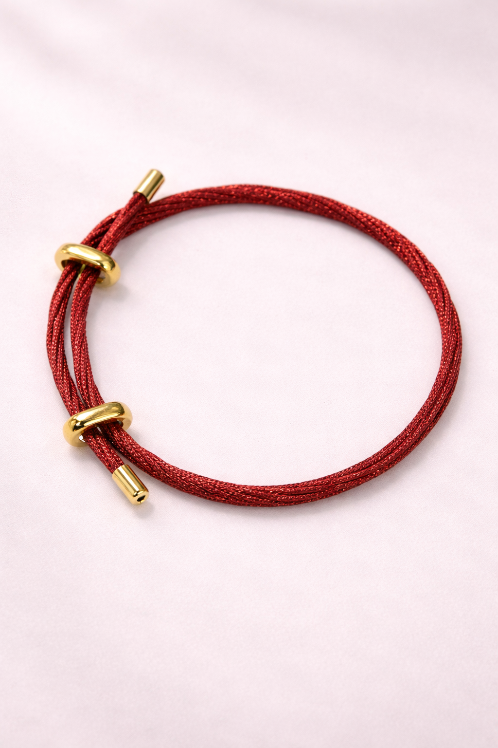 Pulsera ajustable hilos metálicos