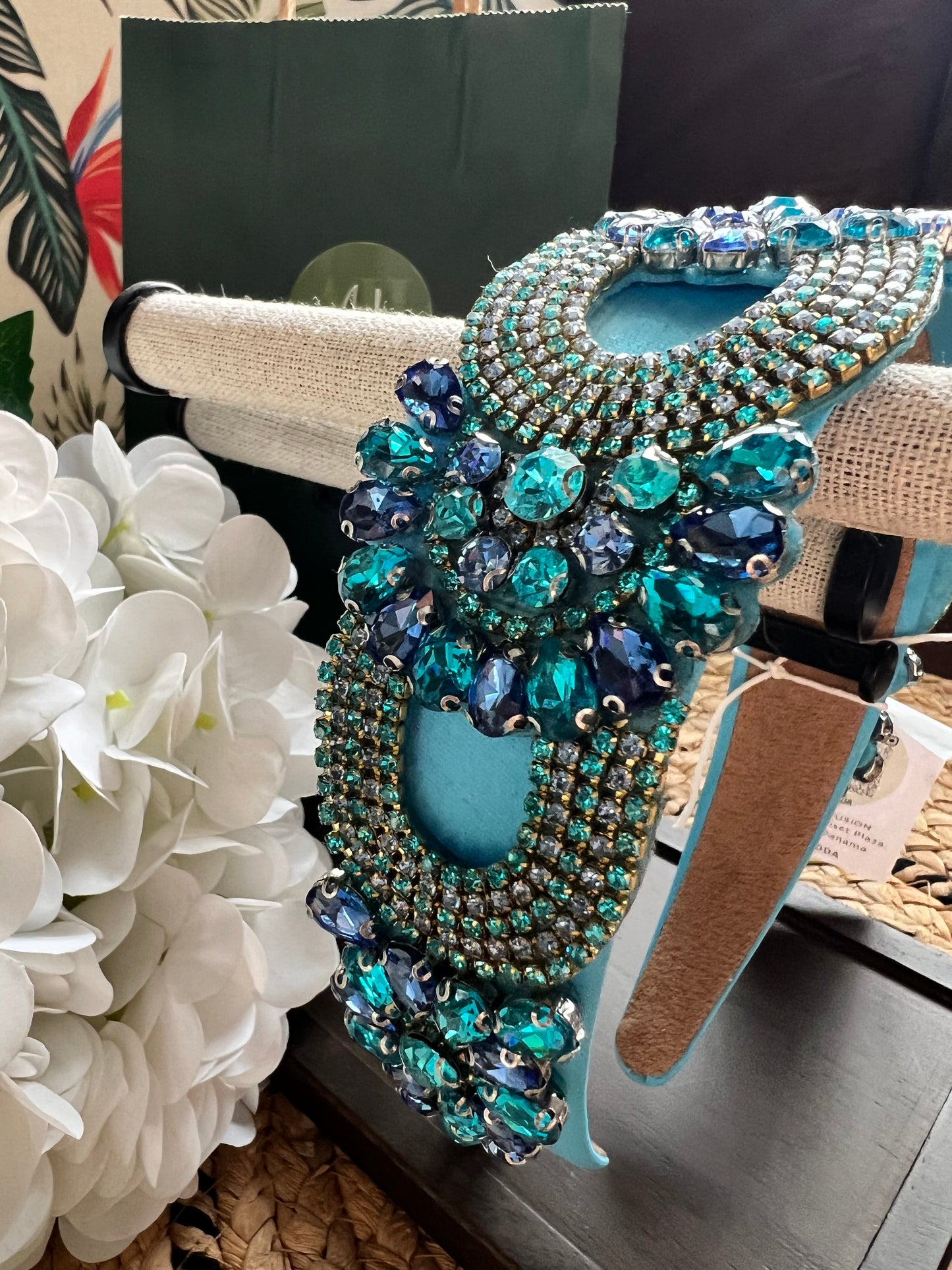 Diadema elegante sky blue 03817