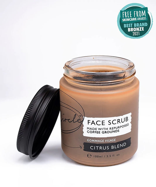 EXFOLIANTE FACIAL NATURAL - MEZCLA DE CÍTRICOS PARA PIELES SECAS 3.5 OZ. - FACE SCRUB CITRUS BLEND