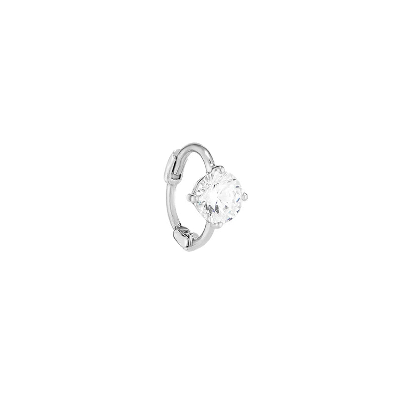 MINI ARGOLLA ANILLO DE CIRCON 4MM, PLSTS 925 RODINADA (1 UNIDAD)