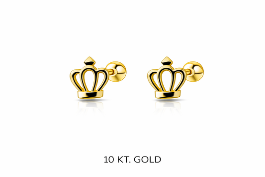 Arete Corona oro 10K - Piercing