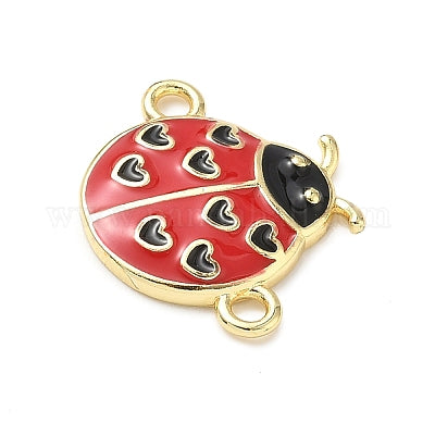 DIJE CONECTOR MARIQUITA ROJA