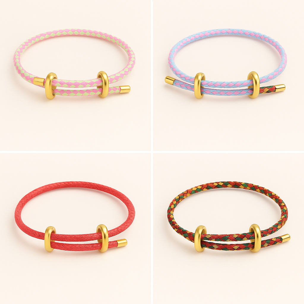 Pulseras ajustable cuerina rigida colores variados