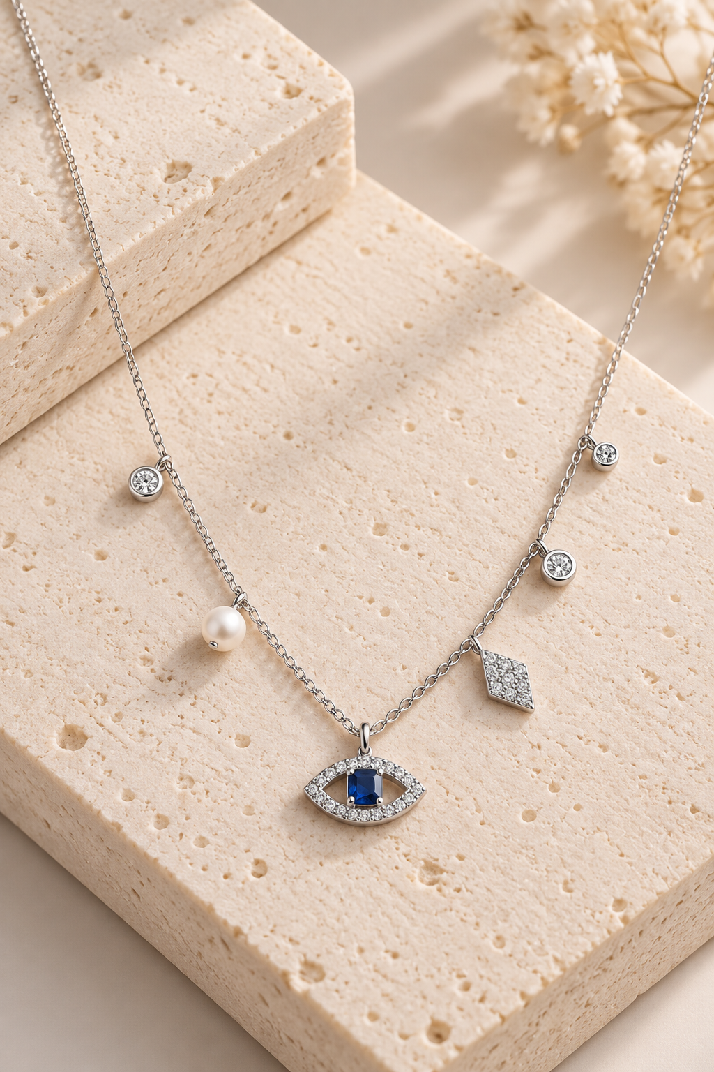 COLLAR DE PLATA 925 CON RODIO