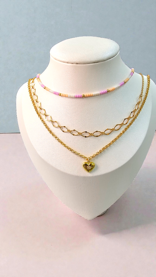 COLLAR BAÑO DE ORO MJ30