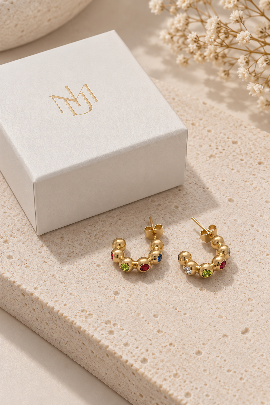 Argollas de colores acero inoxidable MJ194