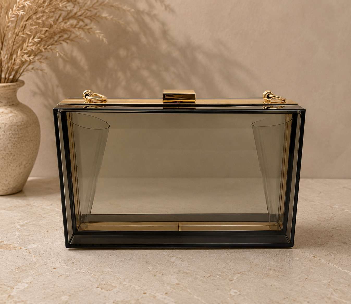 Clutch Noir Crystal