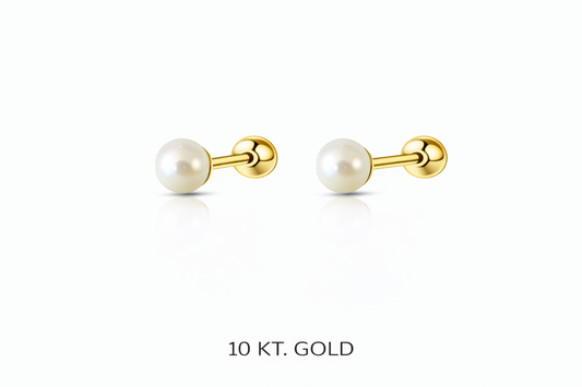 Topito 10K Perla Pequeña - Piercing